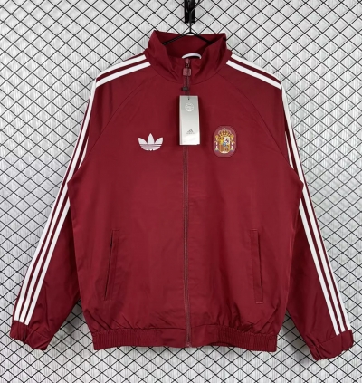 2026 Spain red Windbreaker Jacket size S-2XL